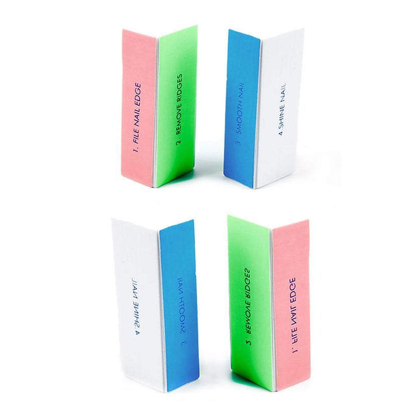 Nail Tools Polishing Blocks Four Sides Nail Buffer and Files Polished Perfection